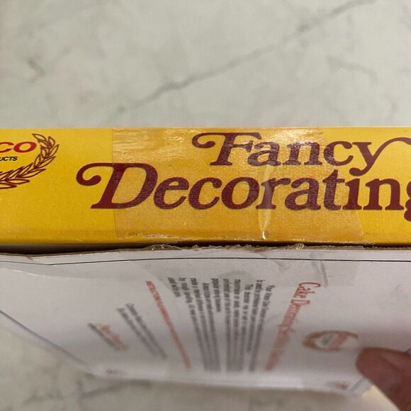 Vtg Ateco Fancy Cake Pastry 6-Designs Professional Decorating Set with Flex Bag - Picture 8 of 9